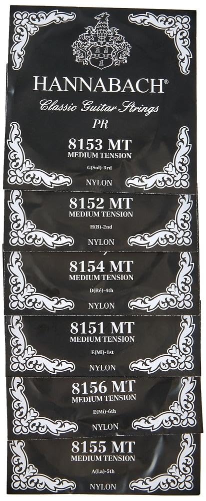 Hannabach 652527 Series 815 Medium Tension Silver Plated String