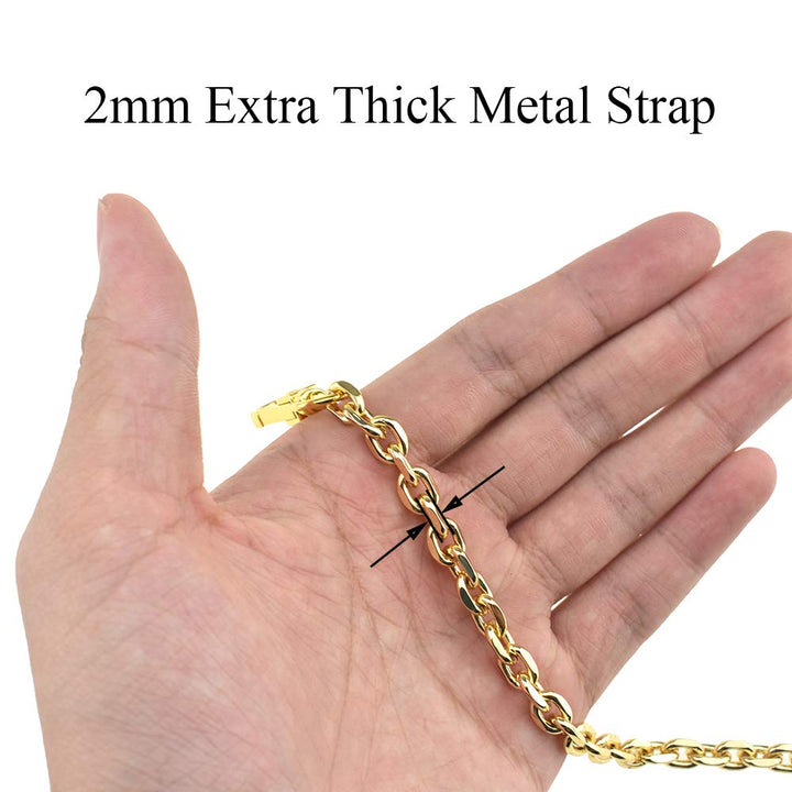 HAHIYO Mini Pochette Purse Chain Strap Thin Wide 6mm fo