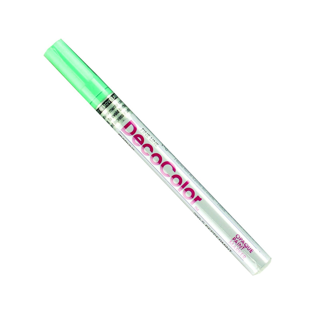 Uchida 200-C-70 Marvy Deco Color Fine Point Paint Marker Art Supplies, Peppermint