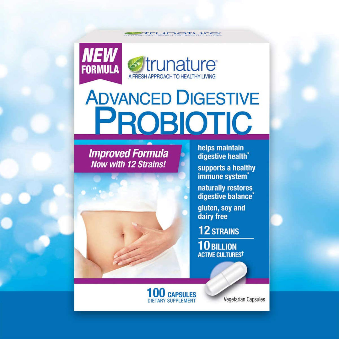 TruNature Digestive Probiotic Capsules, 100 Count