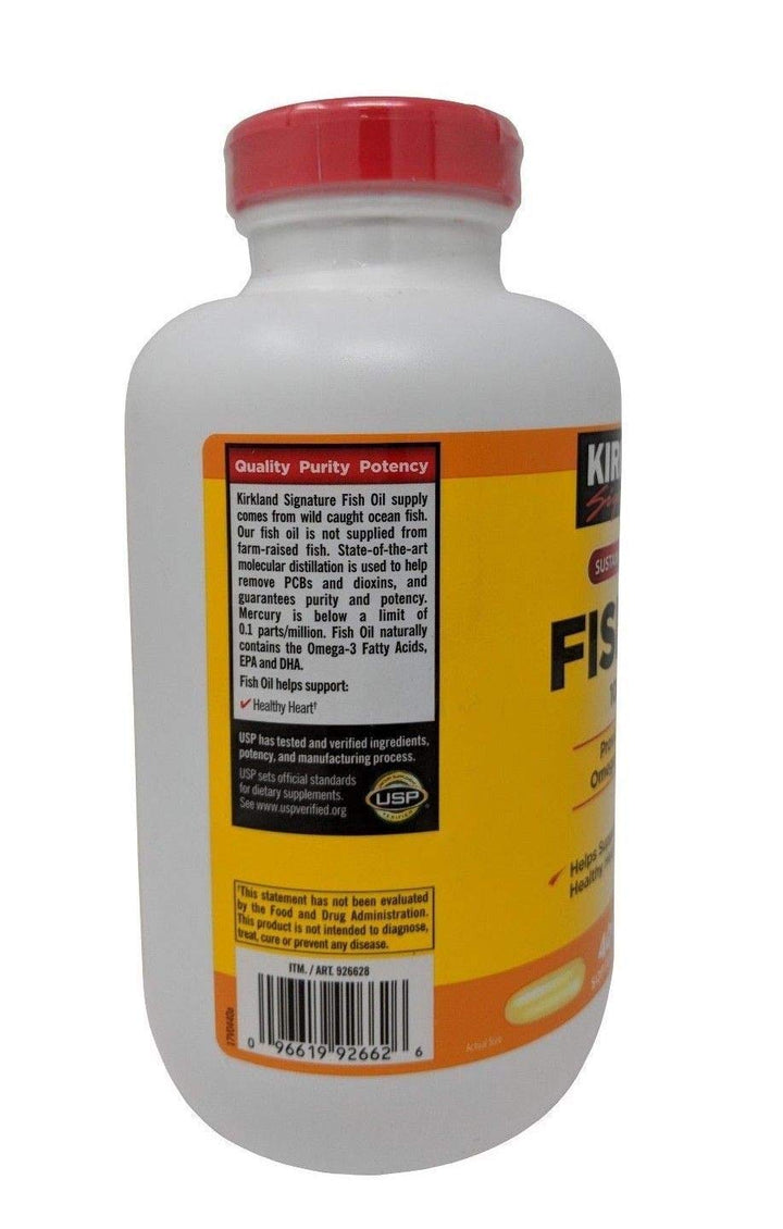 Kirkland Signature Fish Oil Concentrate with Omega-3 Fa