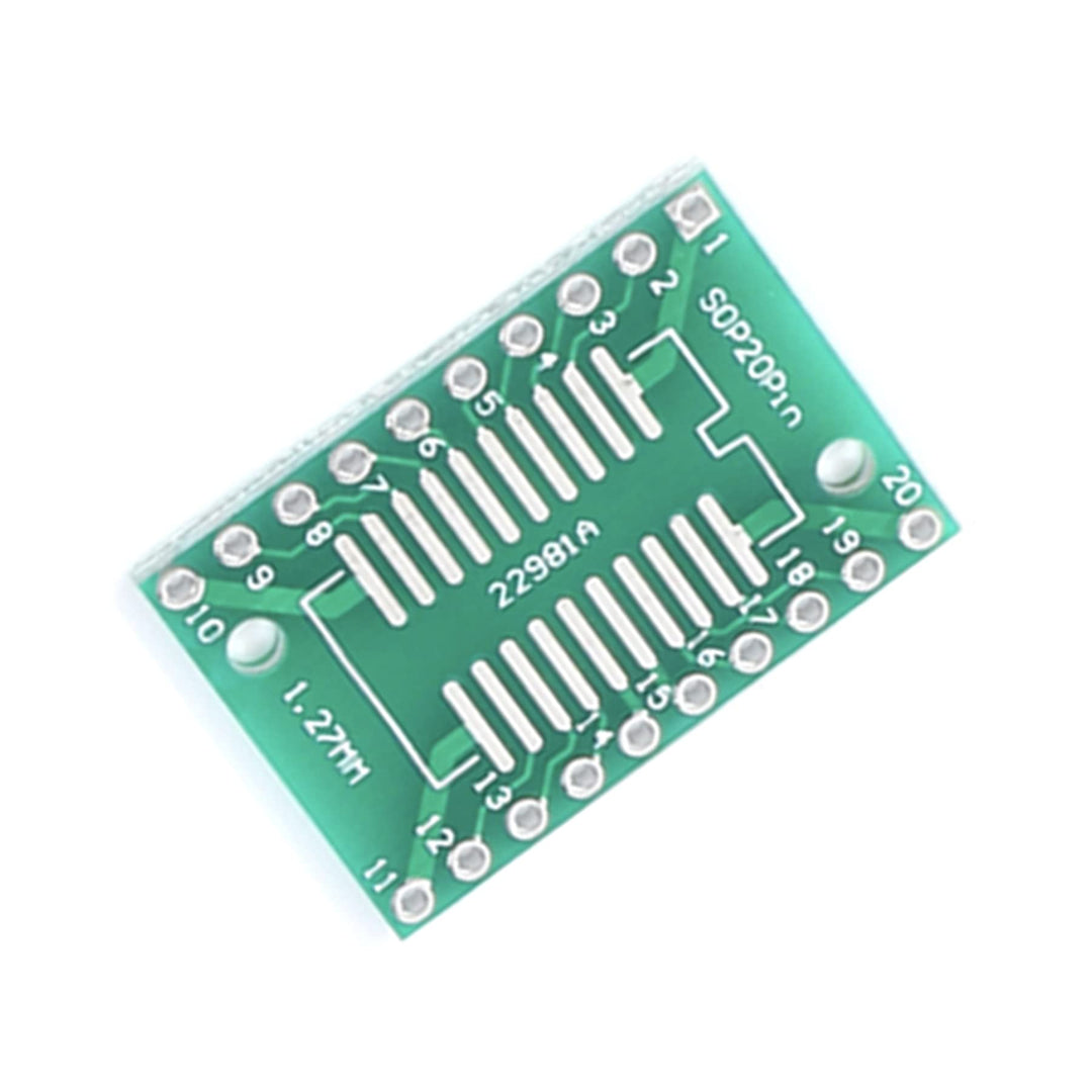 Cermant 35pcs 7 Values PCB Proto Boards SMD to DIP Adap