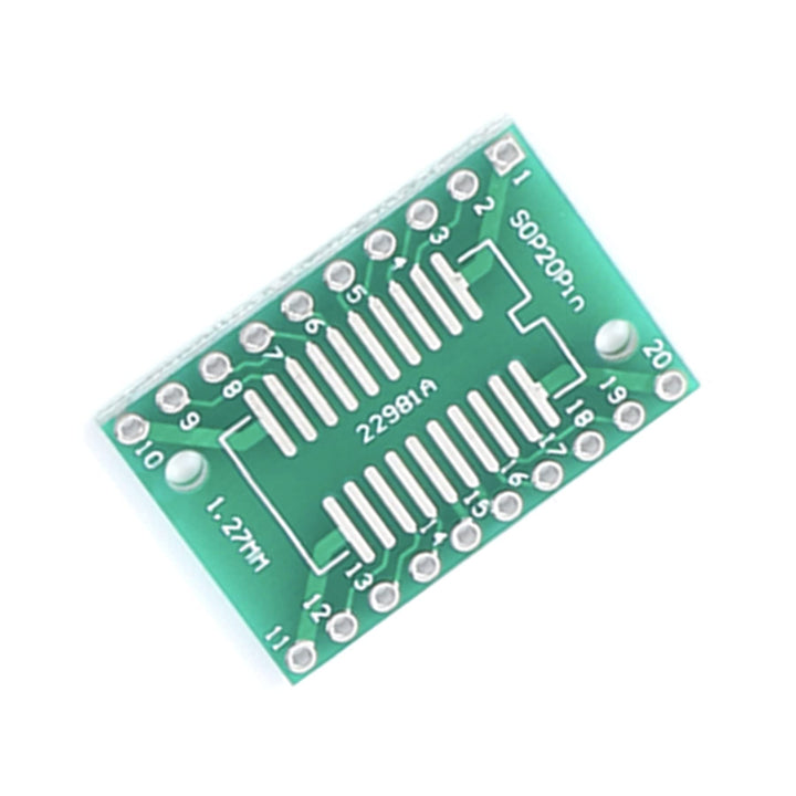 Cermant 35pcs 7 Values PCB Proto Boards SMD to DIP Adap