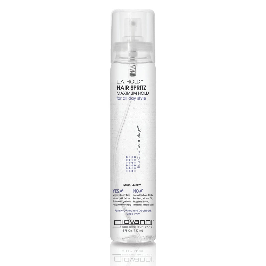 L.A. Hold Hair Spritz - Maximum Hold Styling Spray, Lightweight, Lauryl &amp; Laureth Sulfate Free - 5 oz