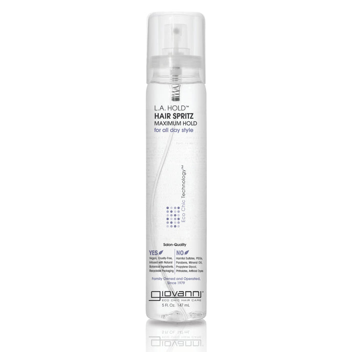 L.A. Hold Hair Spritz - Maximum Hold Styling Spray, Lightweight, Lauryl &amp; Laureth Sulfate Free - 5 oz