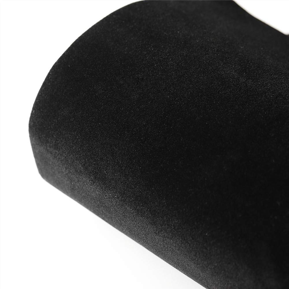 2PCS Self Adhesive Felt Sheets, DIY Felt Adhesive Sheet for Art &amp; Crafts, Peel and Stick Felt for Drawer/Jewelry Box Felt Liner, Solid Color Felt Wallpaper (14.6 x 39.4, Black)