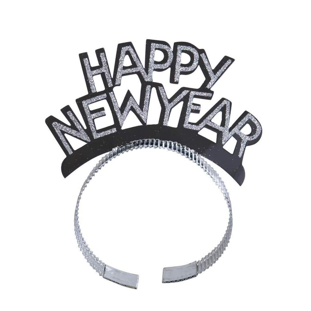 Happy New Year Headband Tiara,New Years Party Favor,New Years Eve Party Decorations 12Pcs