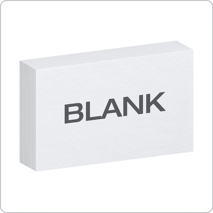 Index Cards, 3 x 5 Inches, White, Blank Notecards, Flashcards for School and Studying, Bulk Pack of Note Cards, 500 Count (5 Packs of 100) (40175)