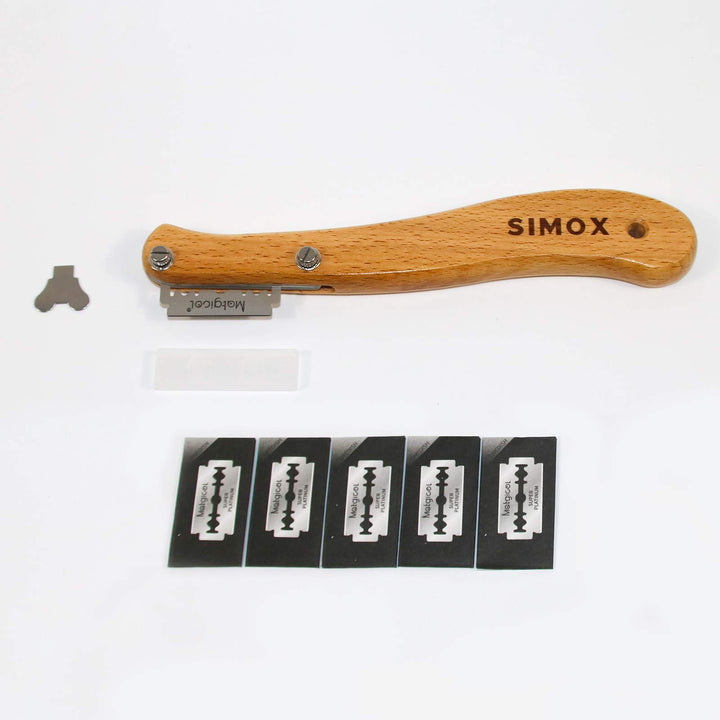 Premium Bread Lame, Bread Scorer Blade with Crafted Wooden Handle &amp; 10 Blades, Bread Scoring Tool/Bread Lame with Protective Cover