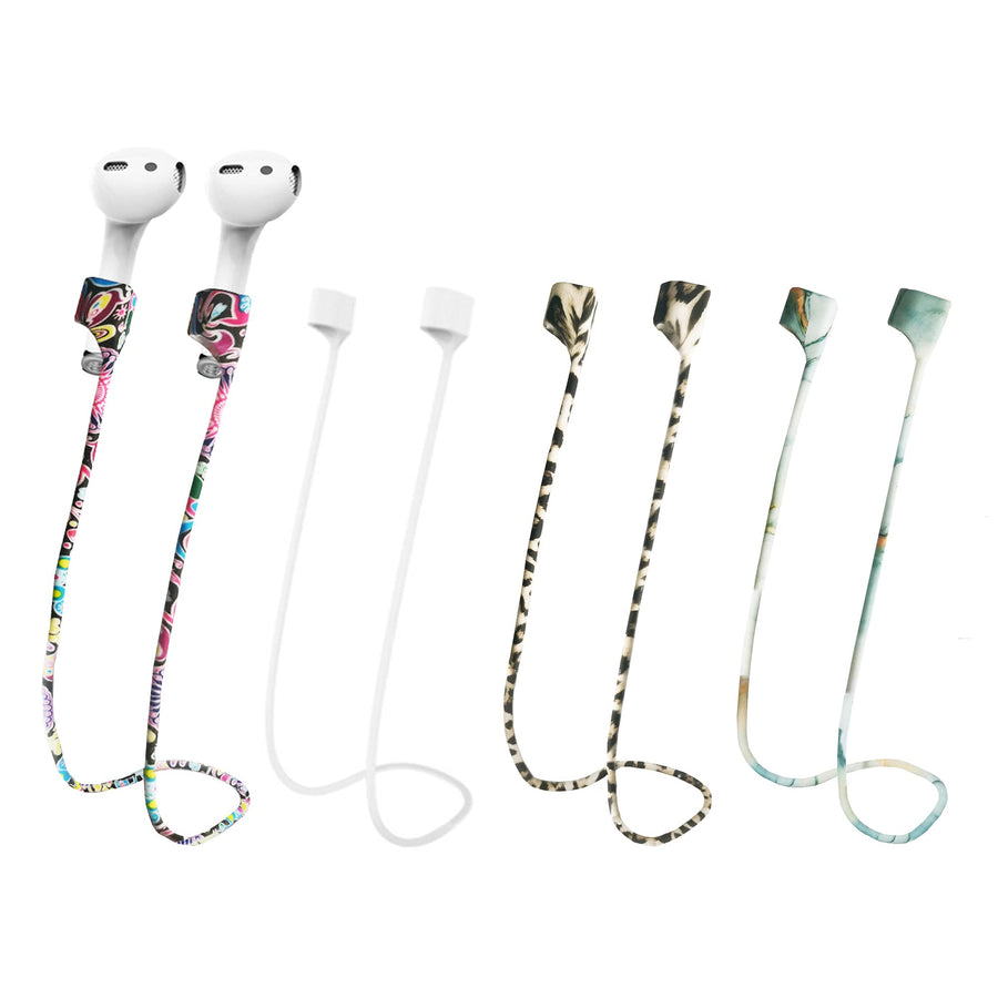 Magnetic Anti-Lost Lanyard for AirPods Earphone,Colorful Soft Silicone Sports Straps, Neck Rope Cord