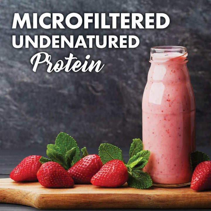 BlueBonnet Nutrition Whey Protein Isolate Powder From Grass Fed Cows, 26g of Protein, No Sugar Added, Gluten &amp; Soy free, kosher Dairy, 2 Lbs, 28 Servings, French Vanilla Flavor