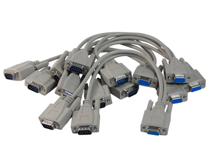 Your Cable Store 1 Foot 9 Pin Serial Splitter Cable DB9