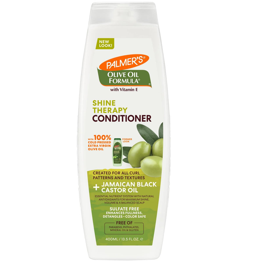 Olive Oil Conditioner For Shine, Volume & Balanced Scalp, Free Of Sulfates, Parabens, Phthalates, Mineral Oil & Gluten - 400Ml,1 Count