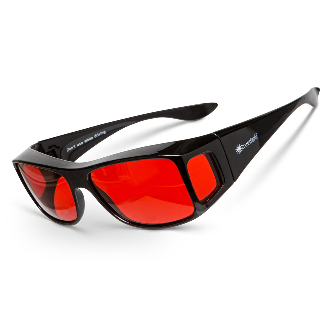 Twilights Fitover Blue Light Blocking Glasses to Reduce Eye Strain and UV Glare for Better Sleep - Men &amp; Women, Computer Screen, Gaming, TV, Phone - by Dave Asprey
