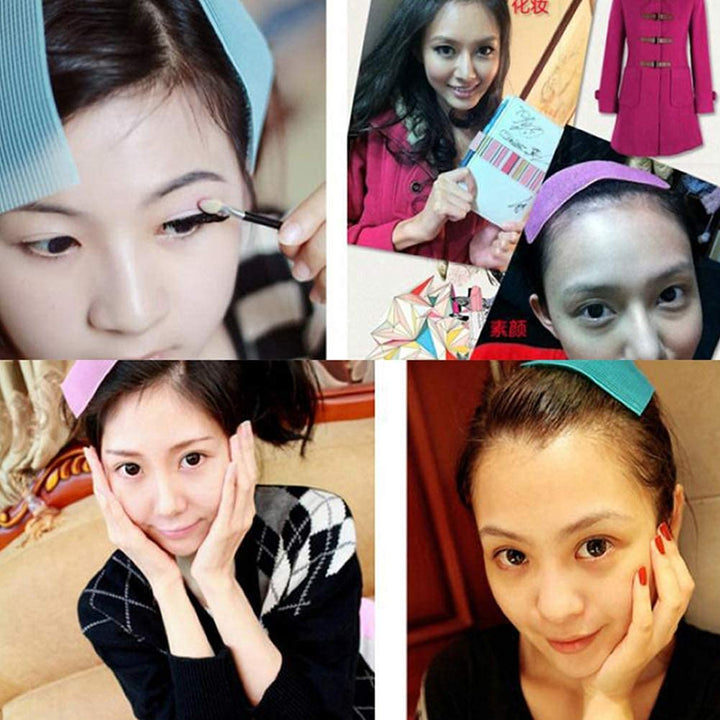 Hair Pad Packing 28 Hair Sticker Clip Bang Fixed Seamless Magic Paste Posts Magic Tape Fringe Hair Bang Patch (Black)