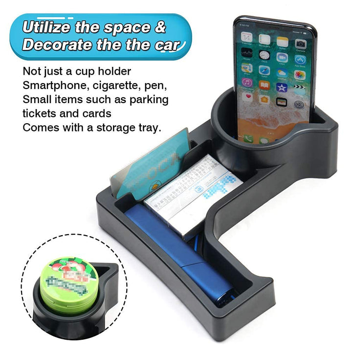 Autorder Center Console Cup Holder Storage Tray for 201