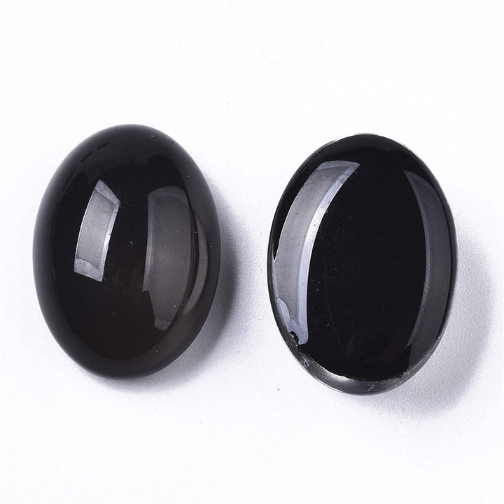 100pcs Oval Crystal Glass Mood Cabochons 21x15mm Temperature Sensing Color Changing Flat Back Cabochon Bead Charms for Pendent Jewelry Craft Making