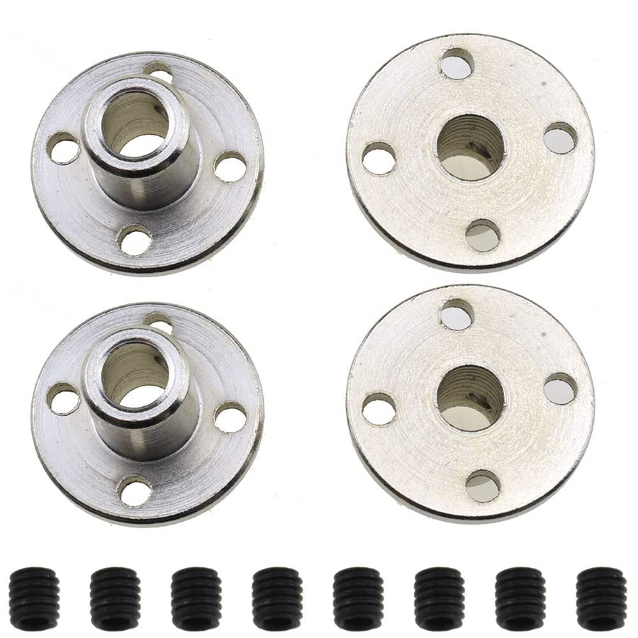 HAHIYO 6mm Inner Diameter Flange Coupling Connector wit