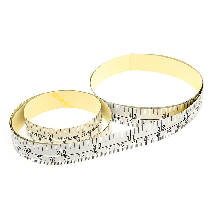 Workbench Ruler Adhesive Backed Tape Measure 60inch 152cm (Left to Right - Inch/cm)