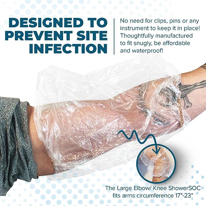 PICC Line Protector, Cover, Guard - LARGE - ELBOW/KNEE-