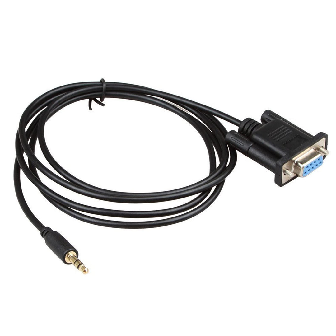 DB9Pin Female to DC3.5mm Serial Cable-6 Feet Black