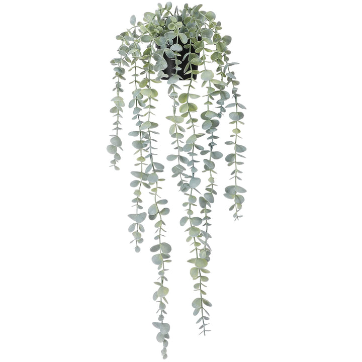 COCOBOO 1pcs Artificial Hanging Plants Fake Eucalyptus 
