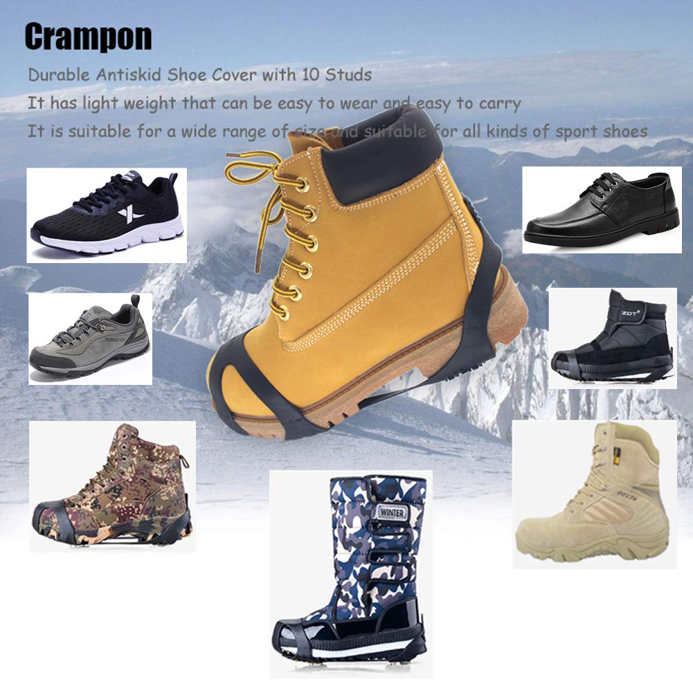 Aerexier Ice Cleats Snow Grips - Anti-Slip Crampons Tra