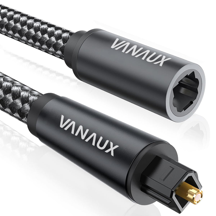 VANAUX Optical Extension Cable Digital Toslink Male to 