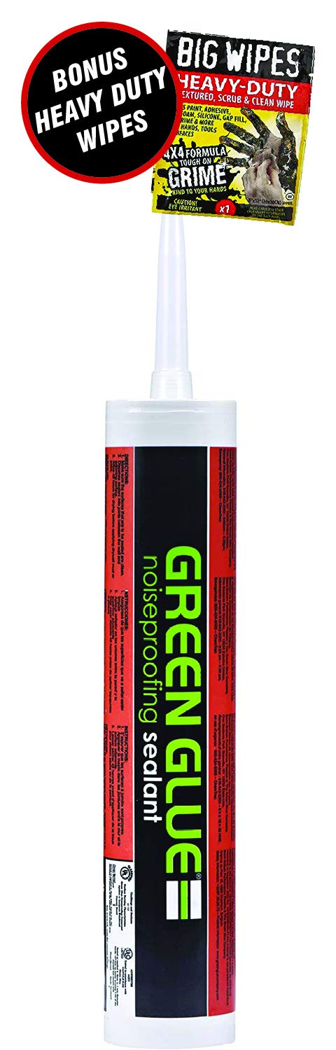 Acoustical Caulk (29 oz) 1 Tube with clean up wipe