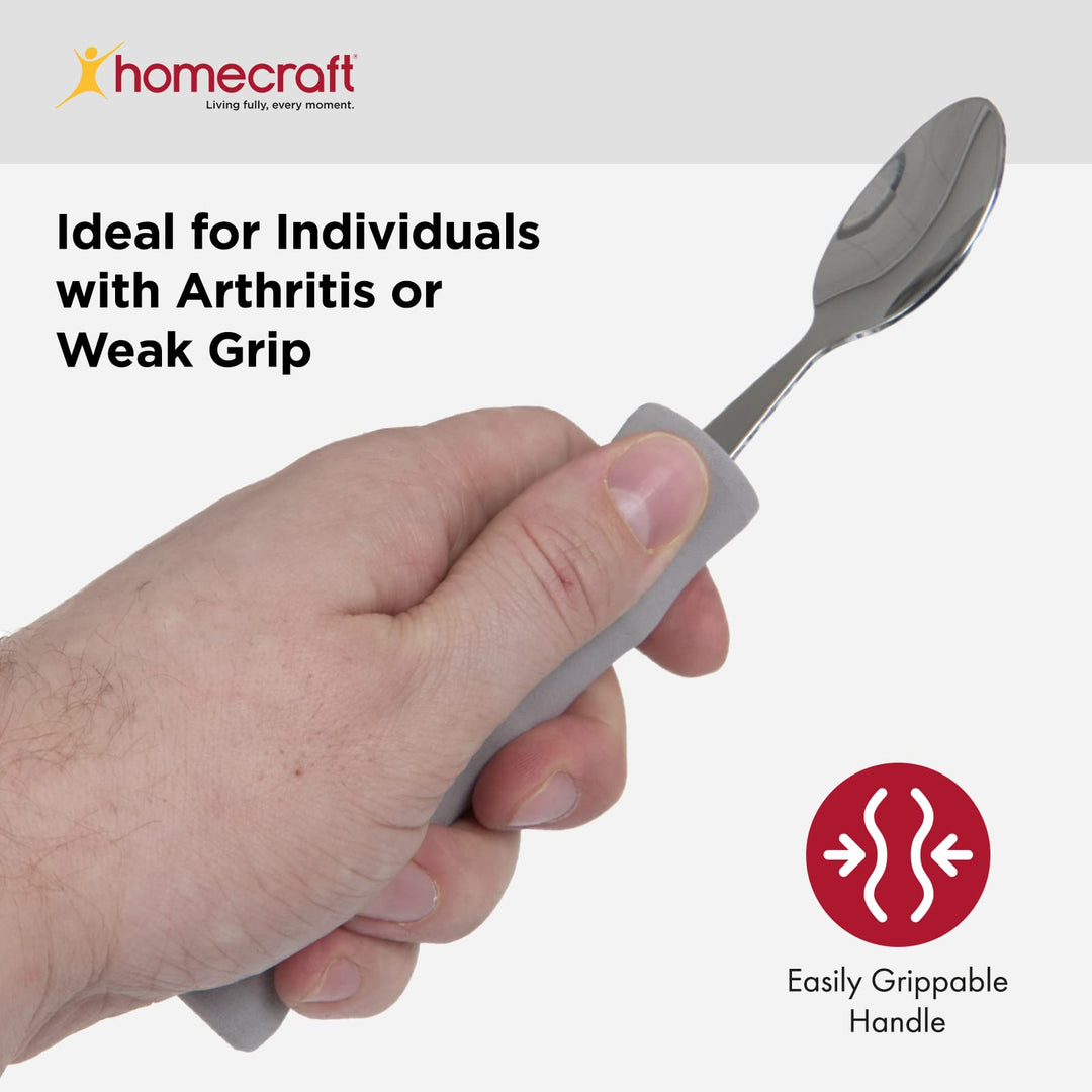 28606 Homecraft Lightweight Foam-Handled Grip Spoon