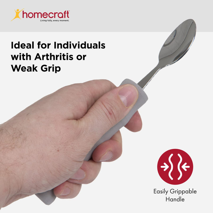 28606 Homecraft Lightweight Foam-Handled Grip Spoon