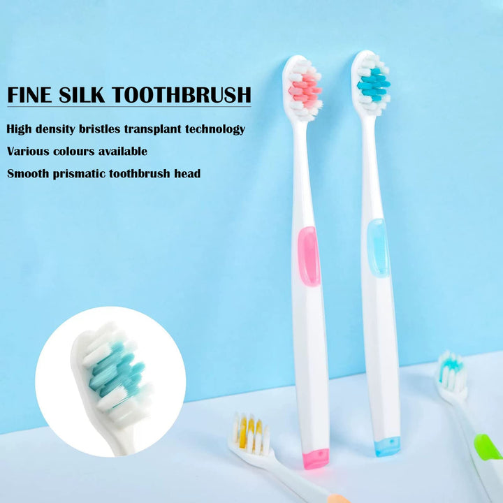 GoodUping Fine Silk Toothbrush for Sensitive Teeth, 100