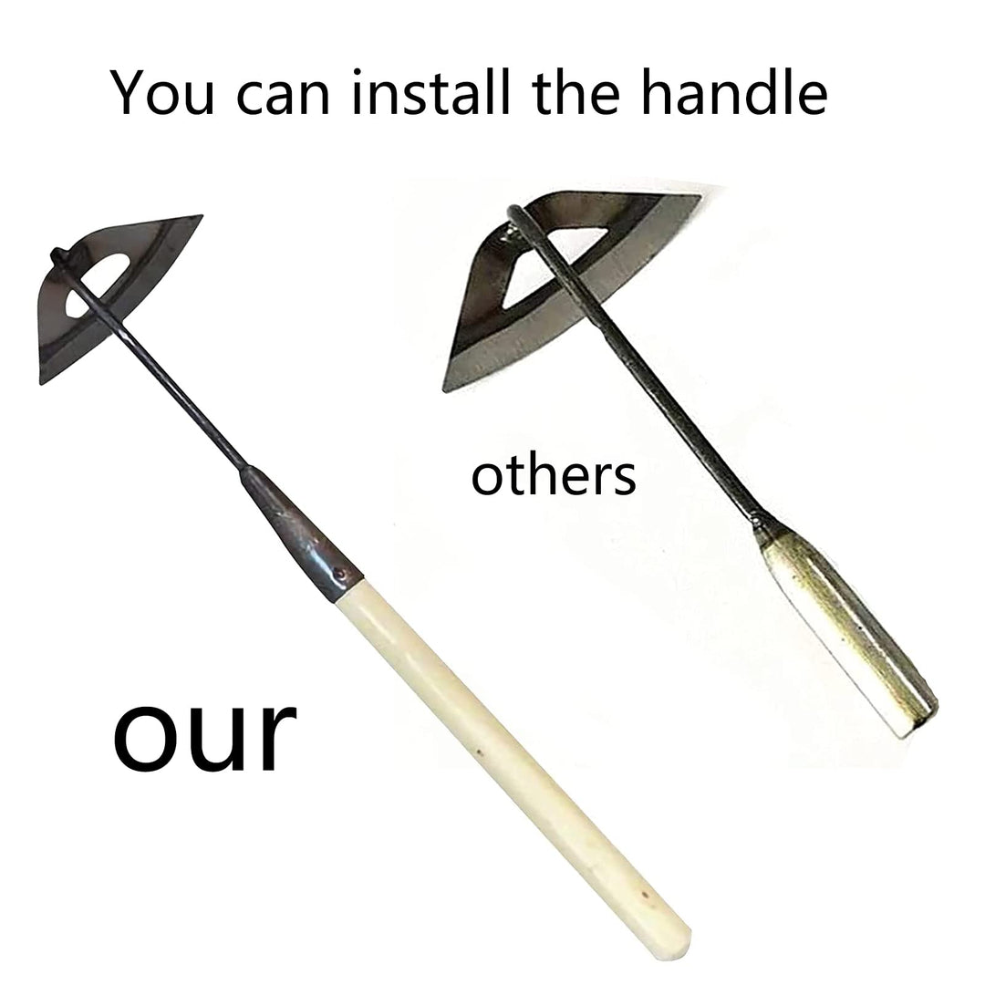 All-Steel Hardened Hollow Hoe,Garden Hoes for Weeding,Hollow Hoe for Gardening,Hoe Garden Tool,Garden Hoe for Backyard Weeding, Loosening, Farm Planting 2