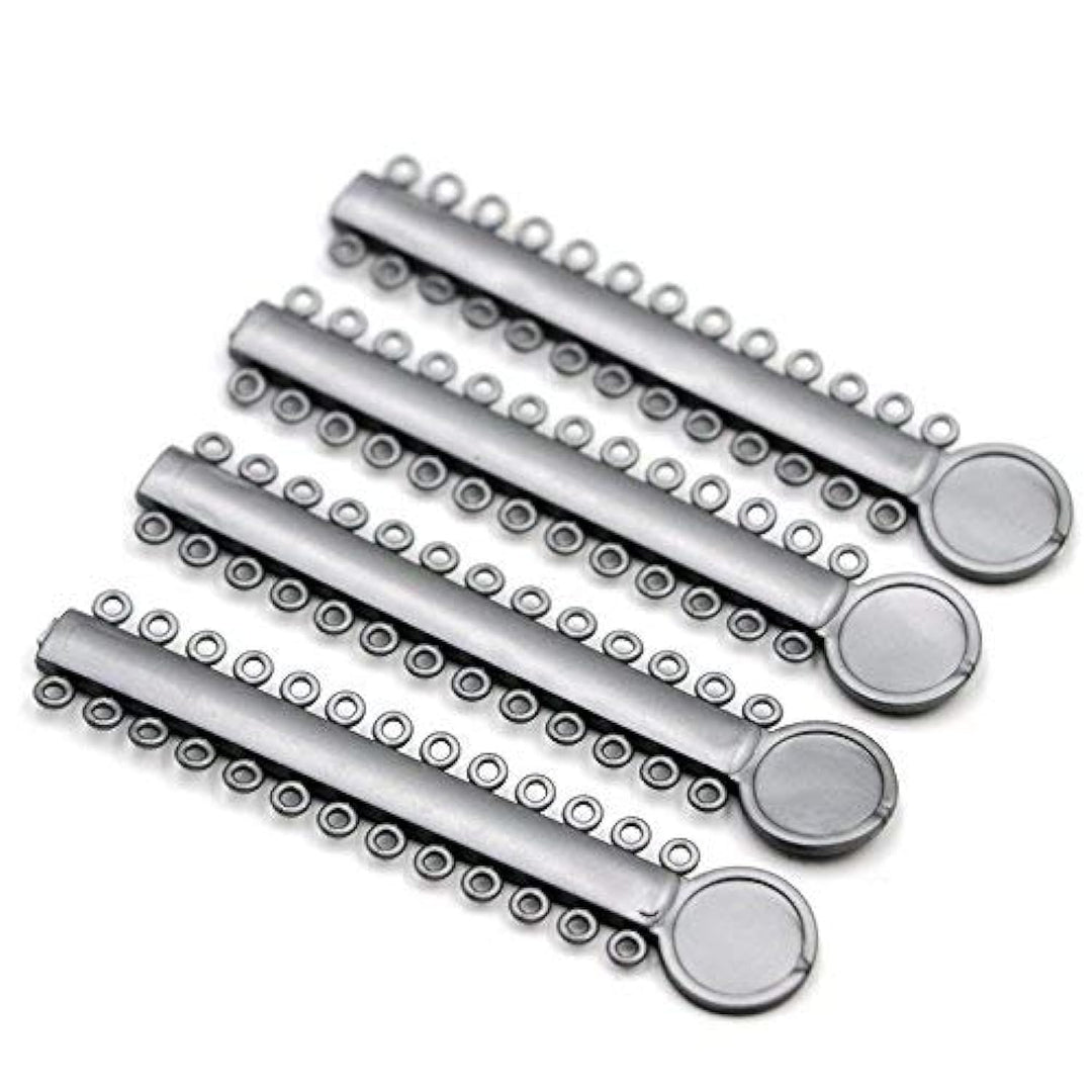 Dental Orthodontics Elastic Rubber Bands Ligature Ties Orthodontic Treatment Dental Supply (Gray)