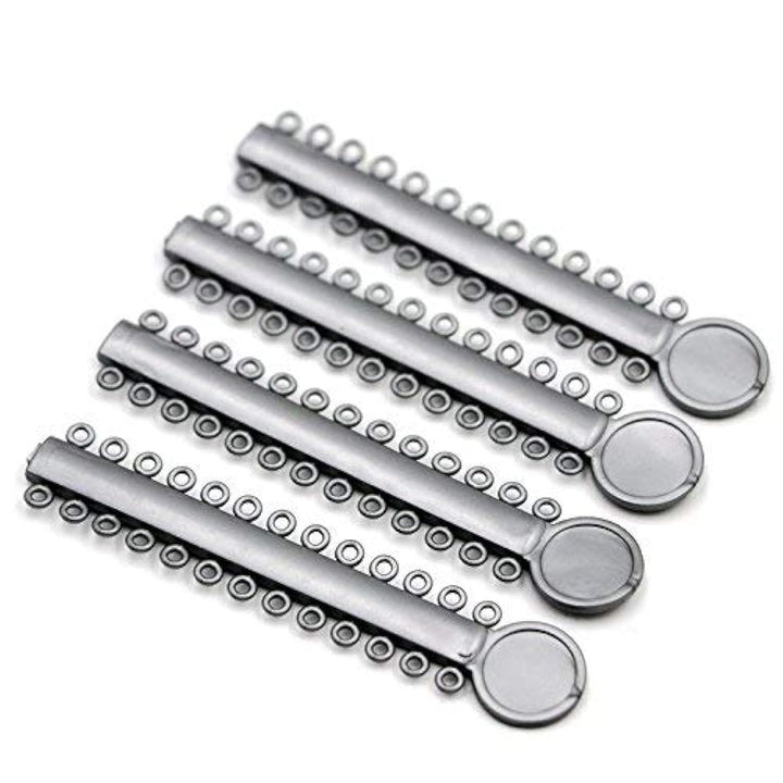 Dental Orthodontics Elastic Rubber Bands Ligature Ties Orthodontic Treatment Dental Supply (Gray)
