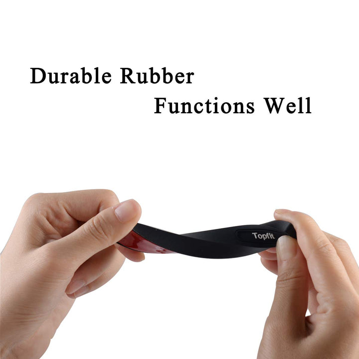 Car Side Door Guard Edge Defender Protector Trim Guard Sticker Fit for Most Car (Black,4 pcs Set)