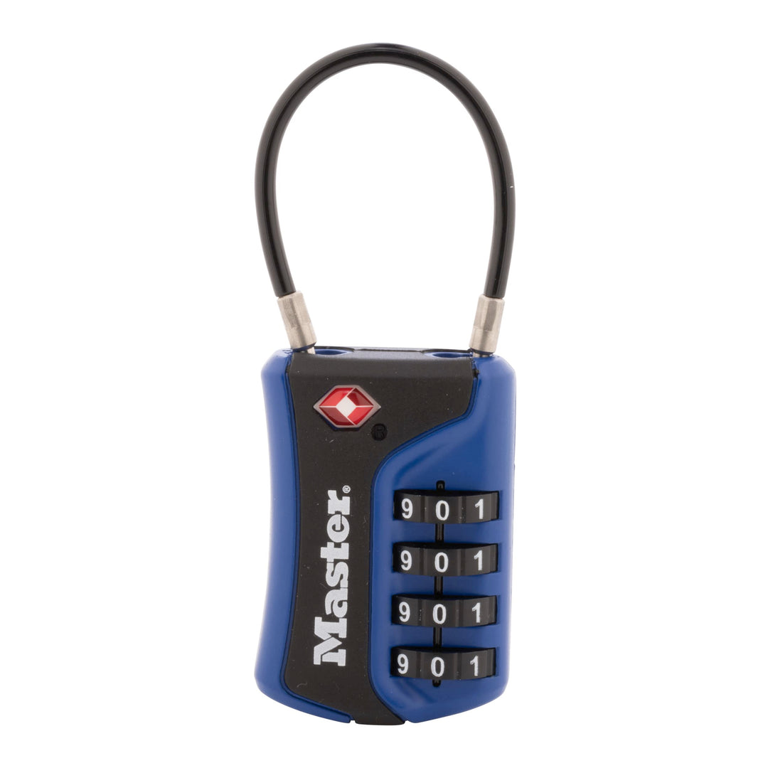 4697D Set Your Own Combination TSA Approved Luggage Lock, 1 Pack, Colors may vary