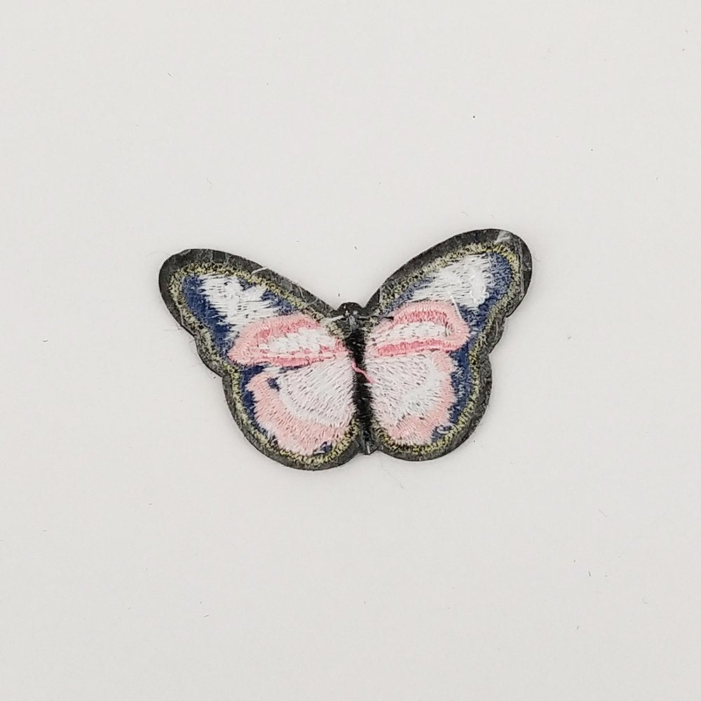 Random 16pcs Embroidered Butterfly Patch Sew On/Iron On Patch Applique Clothes Dress Plant Hat Jeans Sewing Flowers Applique DIY Accessory (Butterfly)