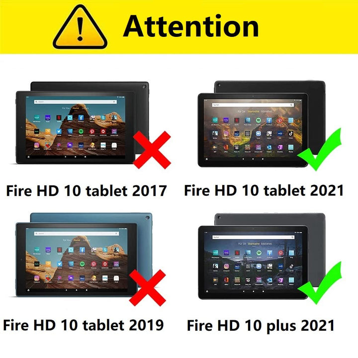 for Kindle Fire HD 10 case/HD 10 Plus case 2021 Released 11th Generation,PU Leather Smart Cover with Auto Wake/Sleep (City Night)