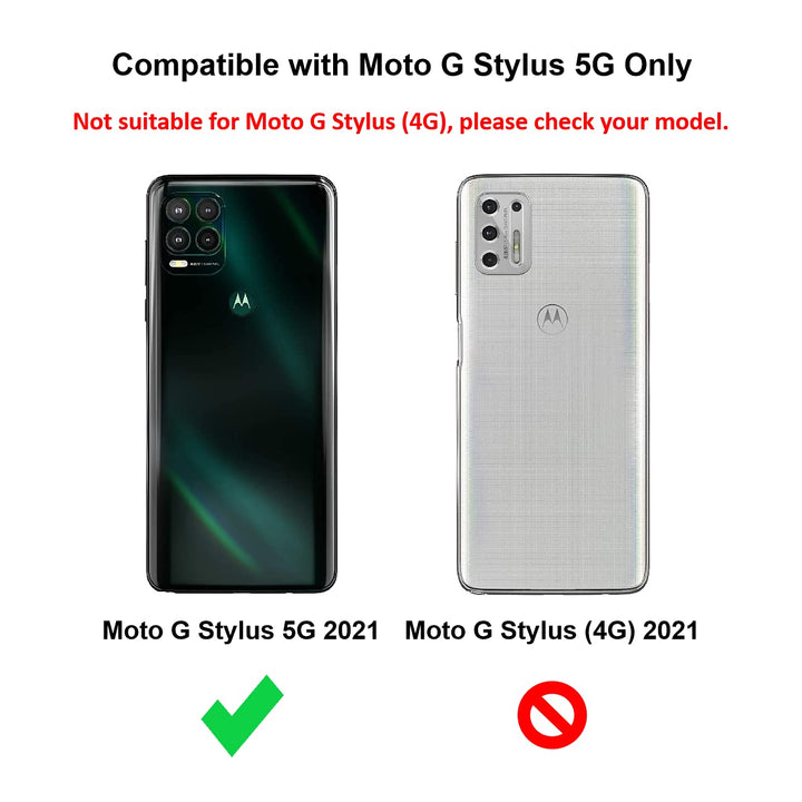 Cresee for Motorola Moto G Stylus 5G 2021 Case, Crystal