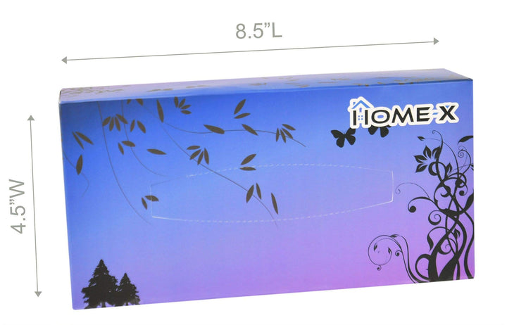 HOME-X Box of Novelty Tissues, Colorful Facial Tissue B