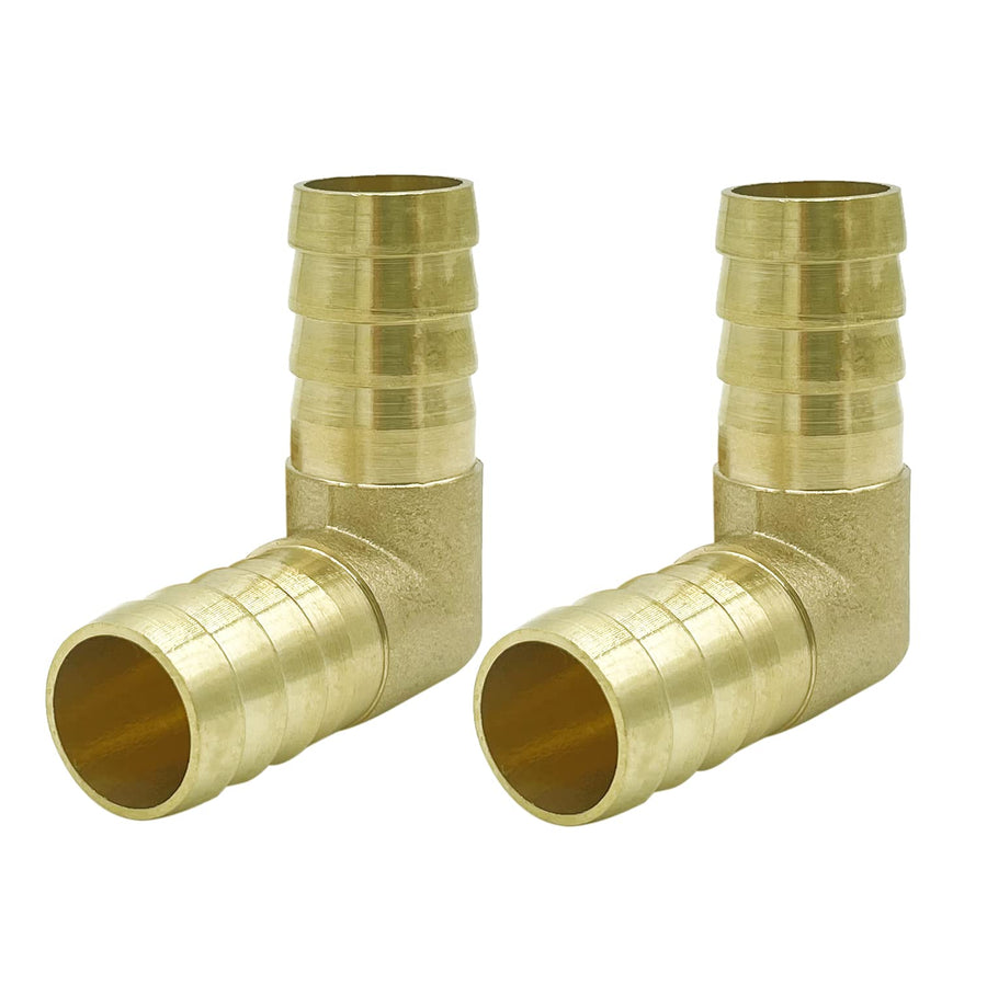 Metaland Brass 1/2 Hose Barb Elbow 90 Degree L Right An