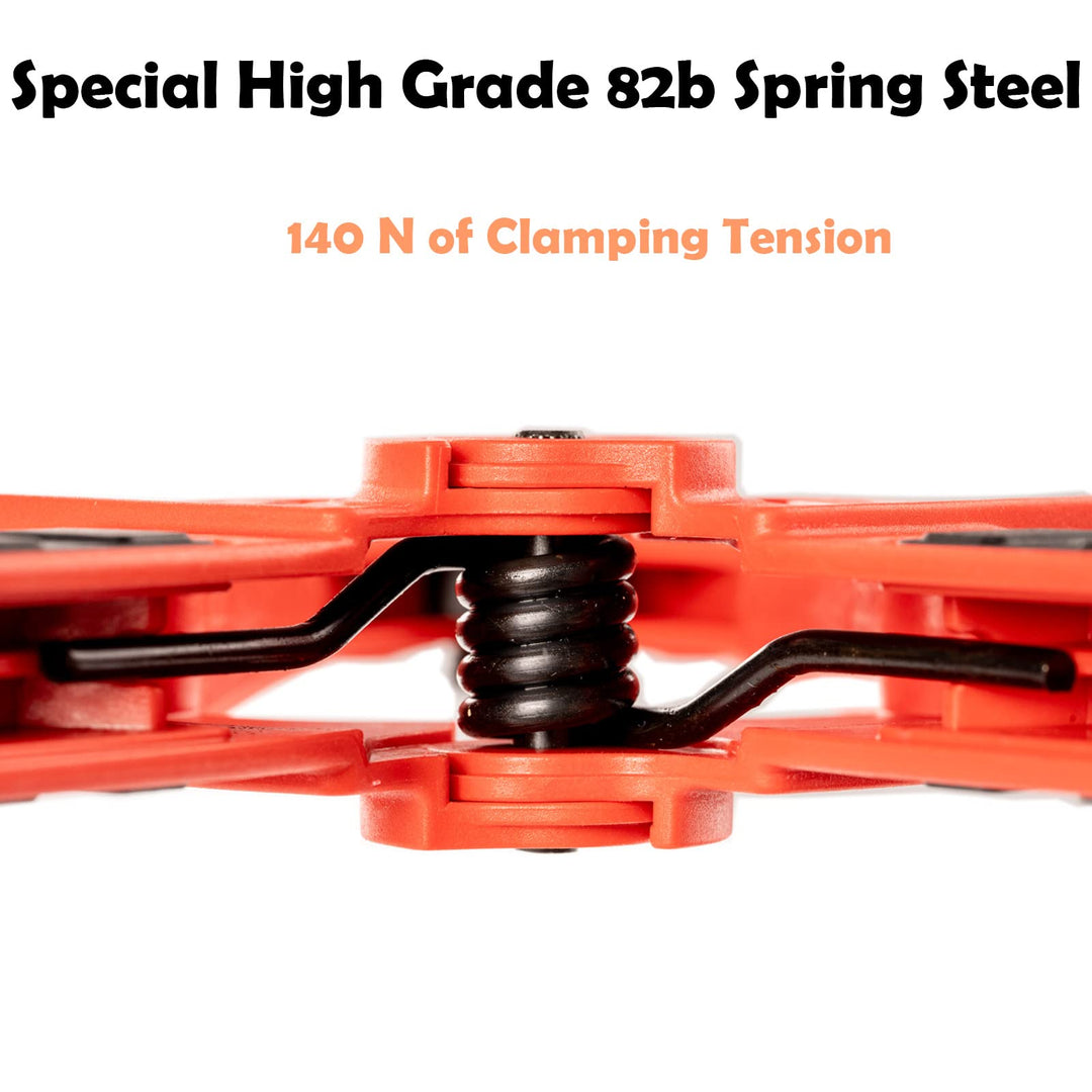 JUNGLE TOOLS Spring Clamps 9 inch,Powerful Clamping Force 9 inch spring clamps, Durable Large Spring Clamps (4, 9 inch)