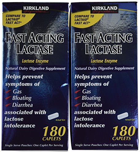Kirkland Signature Fast Acting Lactase, (2 Pack), 360 C