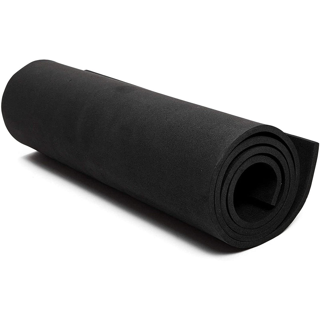EVA Foam 6mm Roll for Halloween Costumes, High Density Foam Sheet for Crafting, EVA Foam for Cosplay Supplies, Black Foam Sheet for Cosplay Armor and DIY Projects, 14 x 39 inches