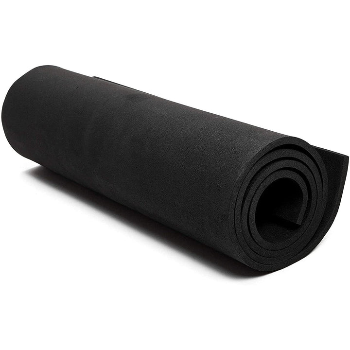 EVA Foam 6mm Roll for Halloween Costumes, High Density Foam Sheet for Crafting, EVA Foam for Cosplay Supplies, Black Foam Sheet for Cosplay Armor and DIY Projects, 14 x 39 inches