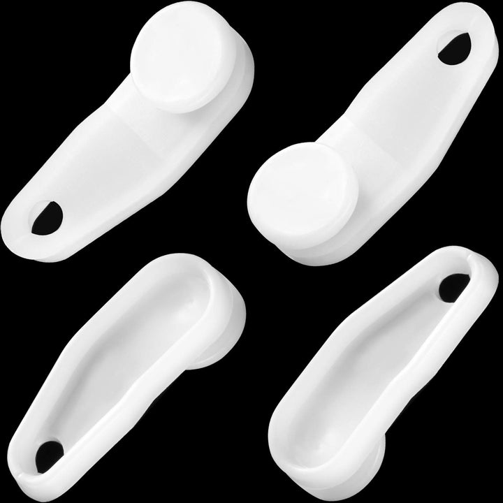 Curtain Track Glider Hooks White Plastic Curtain Rail T