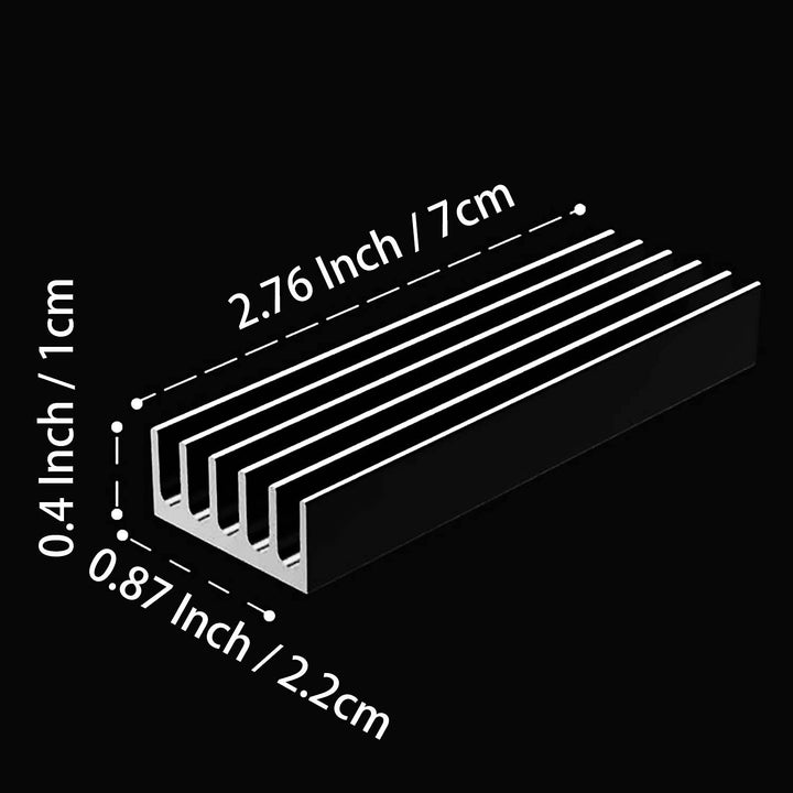 GLOTRENDS M.2 Heatsink for 2280 M.2 SSD, Fit for Deskto