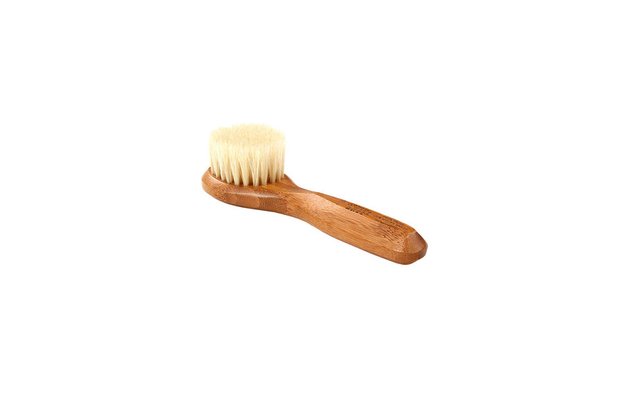 Brush - Deluxe 100% Natural Facial Cleansing Brush Solid Wood Handle Brushe