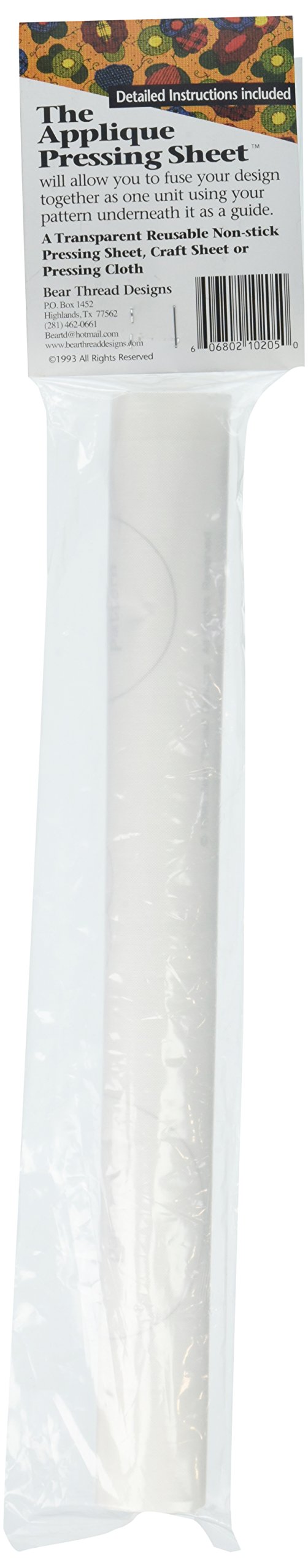 BTD205 Bear Thread Applique Pressing Sheet, 13 x 17